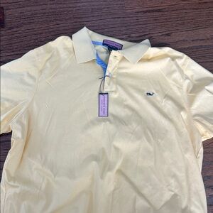 Vineyard Vines Light Yellow Polo Shirt for Men